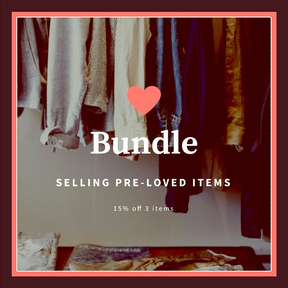 Selling pre loved items